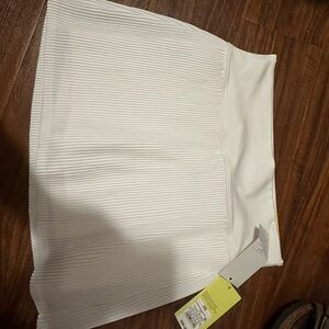 All in Motion White Mini Skort